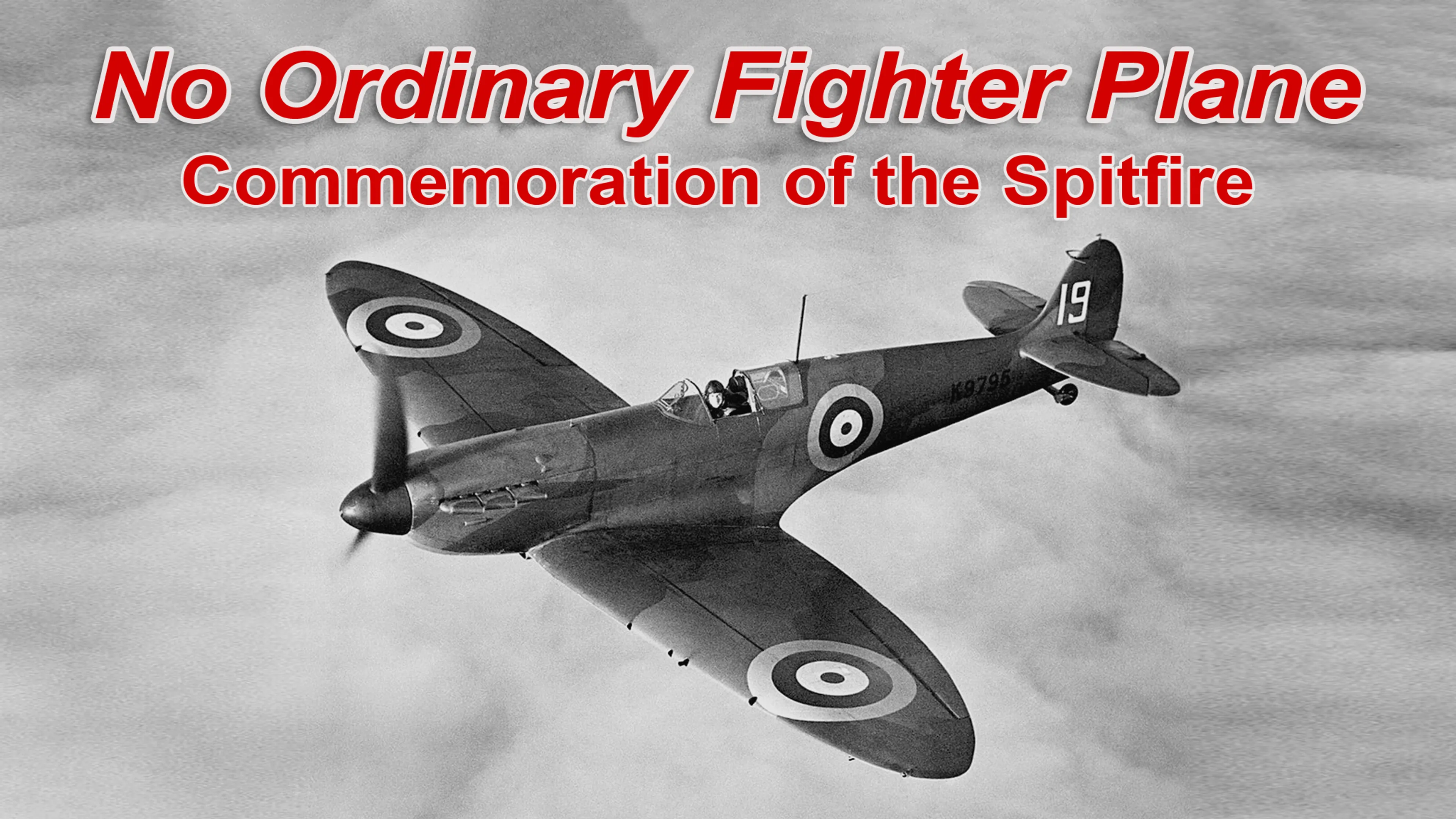 No Ordinary Fighter Plane: Commemoration of the Spitfire poster